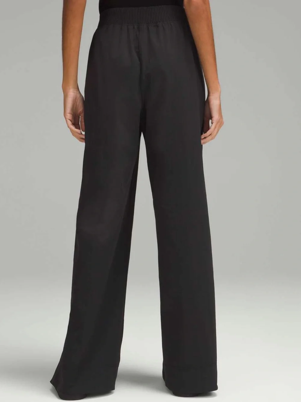 Lululemon Stretch Woven Wide-Leg High-Rise Pant Size Medium Black